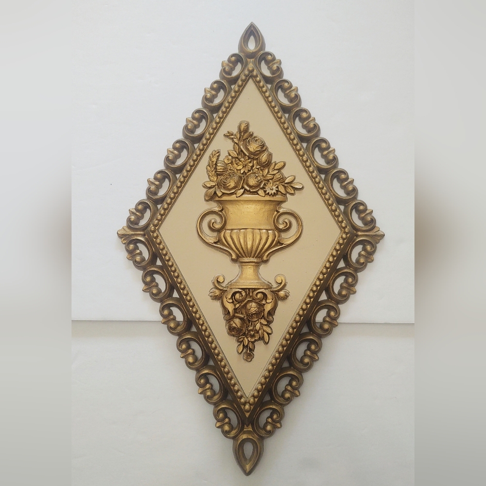 Vtg 1971 HOMECO Set (4) Wall Hangers MCM - Picture 4 of 9